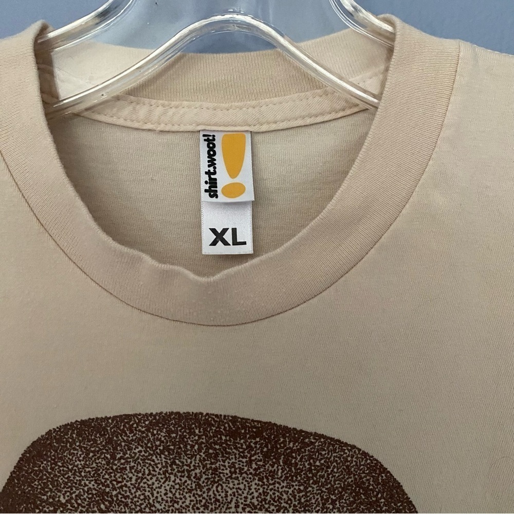 Vintage Woot XL Beige Monkey Graphic Tee - Picture 3 of 5